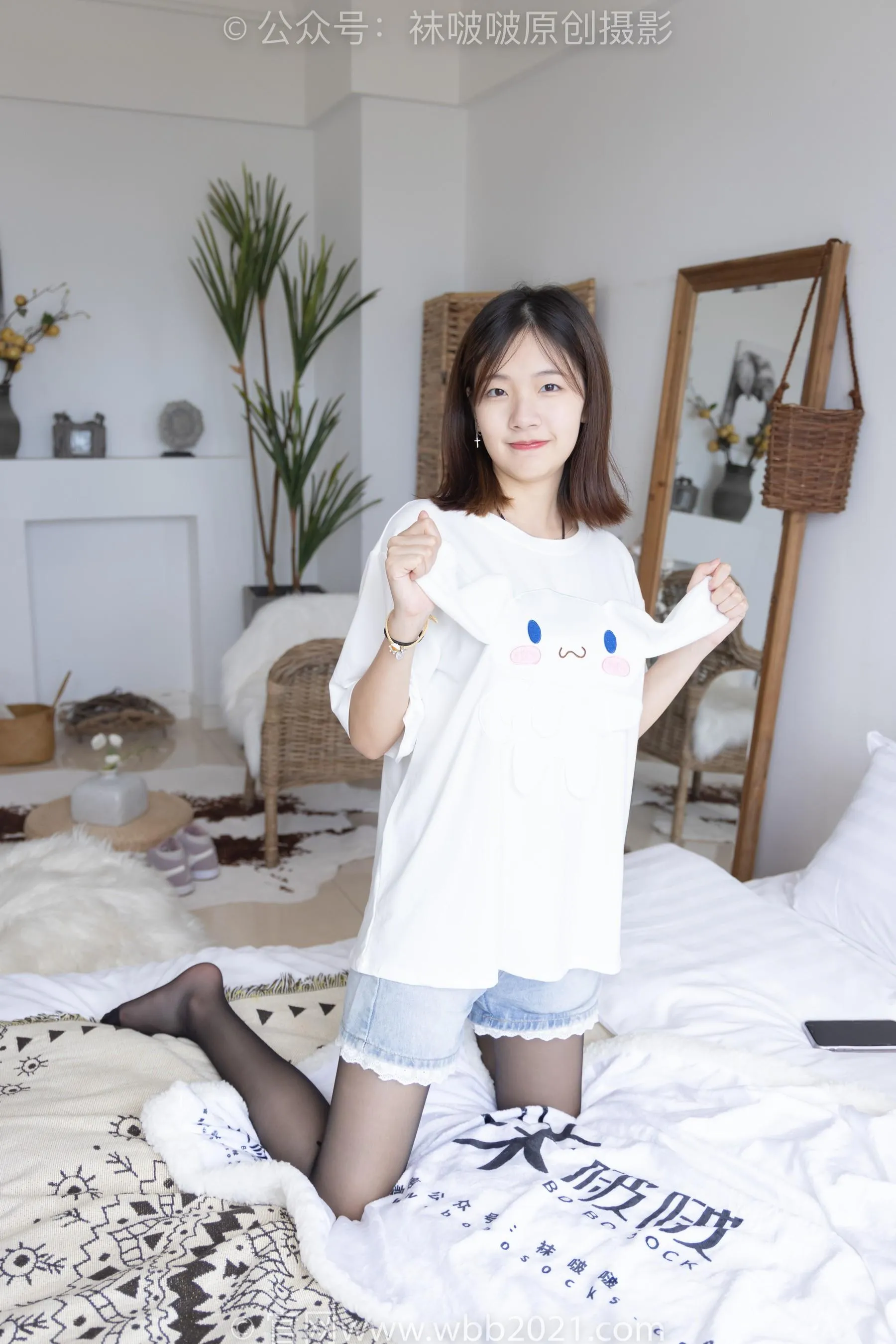 [BoBoSocks袜啵啵]NO.233 小甜豆-板鞋、黑丝 [89P]插图